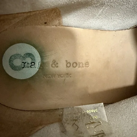 Rag & Bone Chukka Ankle Shoes Women 8 Grey - Picture 6 of 9